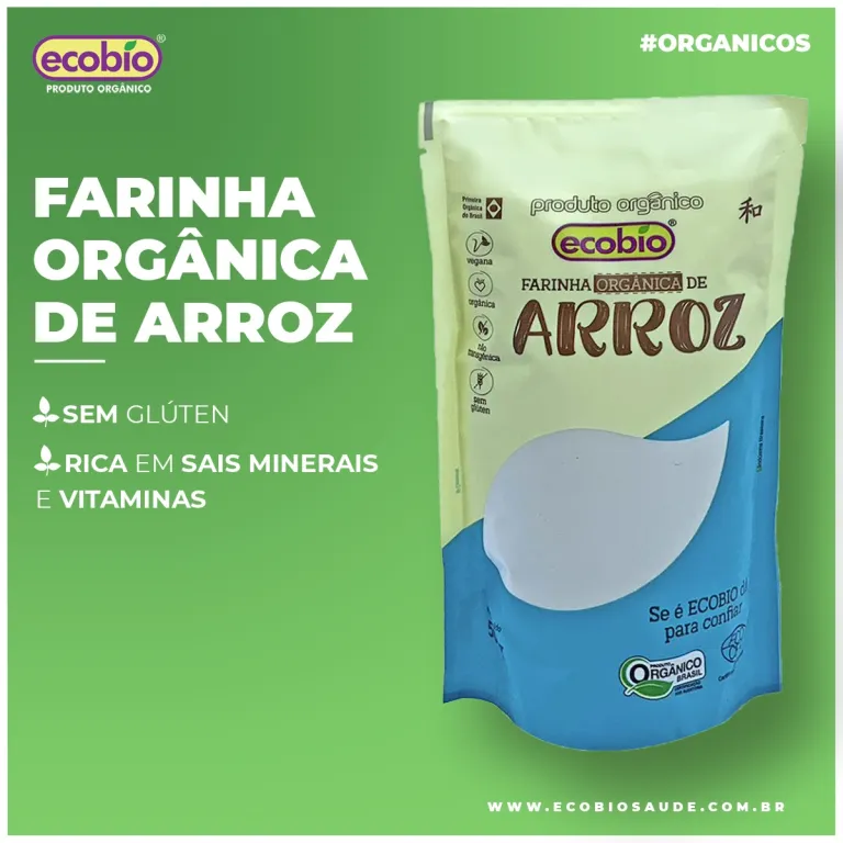 Farinha de Arroz orgânico